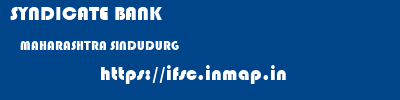 SYNDICATE BANK  MAHARASHTRA SINDUDURG    ifsc code
